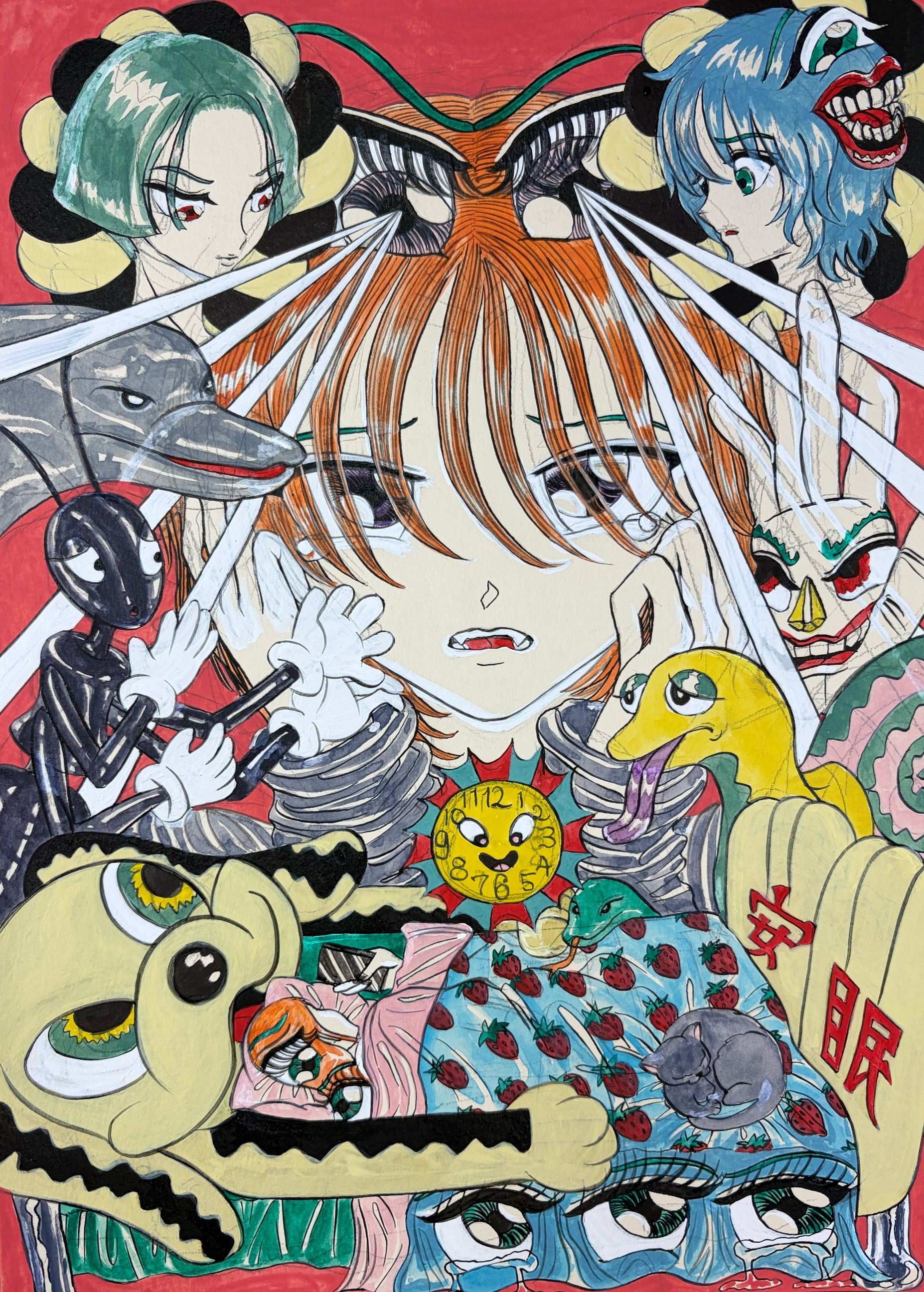 抜水摩耶 作品《ペットふとん“おやすみ”》